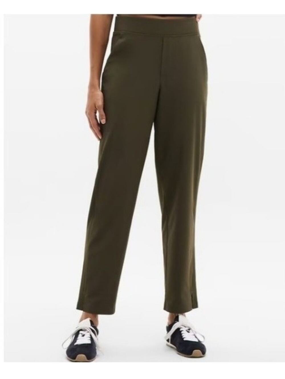 Athleta Brooklyn Mid Rise Ankle Pant Green Size 2
